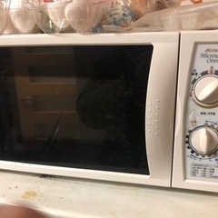 電子レンジ+電気鍋の画像
