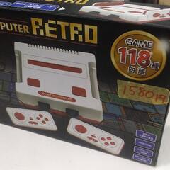 プレイコンピューターレトロ 内蔵ゲーム118種のファミコン互換機...