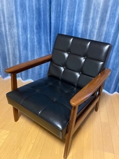 カリモク60 Kチェア 1シーター スタンダード ブラック