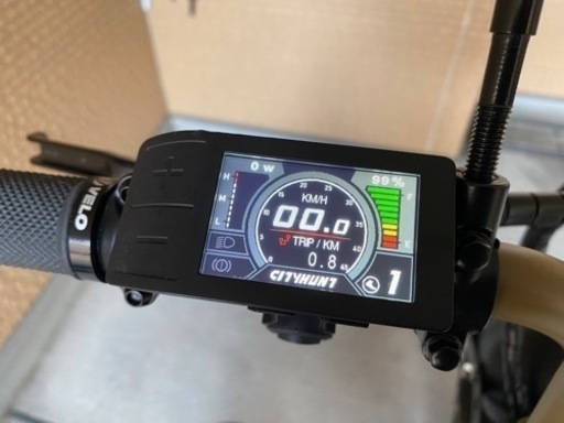 新車　CITYHUNT サイバーパンク 電動自転車