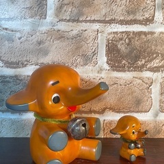 佐藤製薬サトちゃんバンクとソフビのセットの画像