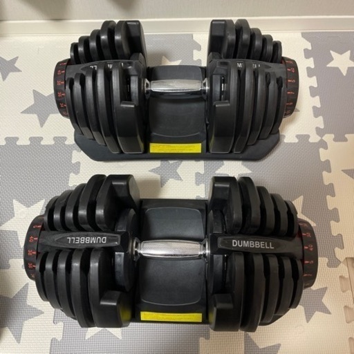 可変式ダンベル　トレーニングベンチ付き