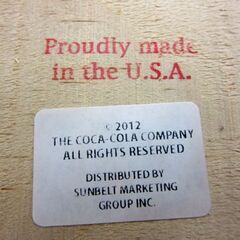 Coca-Cola 木製看板 2012 ディスプレイ 飾り アンティーク レトロ ブリキ看板 ヴィンテージ コカ・コーラ アメリカン雑貨 札幌 厚別店の画像