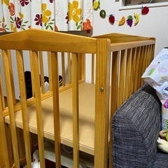 話合い中！値下げ！中古 ベビーベッド マットなしの画像