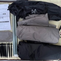 DOD ワンポールテントS ティピー型 T3-44-BK  グランドシート付きの画像