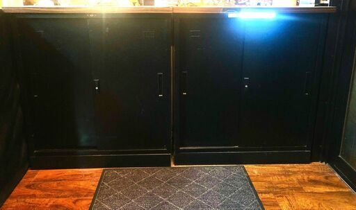キャビネット｜スチール戸棚｜ＯＡラック｜w90cm　高さ100cm　奥行45cm｜１台【引取り限定】