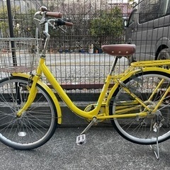 パンクしない自転車 26インチ ママチャリ