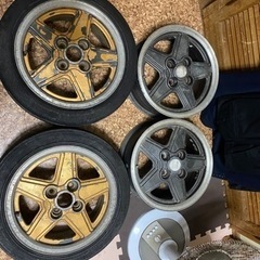 [引き取り限定］Drag902 14インチ 6J +38 軽自動車乗り みんな大好き4H-PCD100
