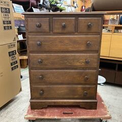 【愛品館 江戸川店】横浜元町家具 竹中家具 5段引き出しチェスト ID:155-018454-007
