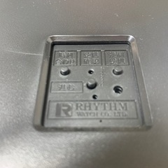 [無料]時計　壁掛け時計　直径27㎝　RHYTHMの画像
