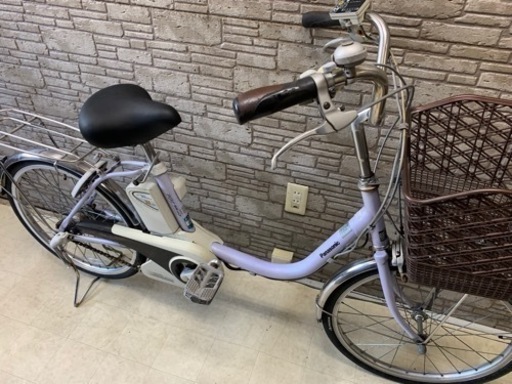 新生活応援SALE 東京23区配達無料　新基準 Panasonic パナソニック ビビSS 3.1Ah リチウム 電動自転車☆中古☆パナ 20
