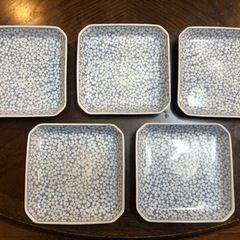 《5枚セット》花柄食器