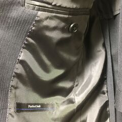 パーフェクトスーツファクトリー　スーツ　セットアップ　上下　ネイビー　シングルの画像