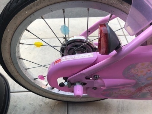 プリンセス　自転車　16インチ