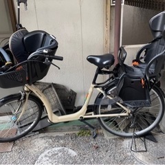 丸石 前後子供乗せ自転車
