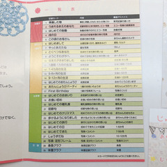 ベビーアルバム　手形セットつきの画像