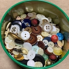 裁縫箱　小物　ボタンの画像