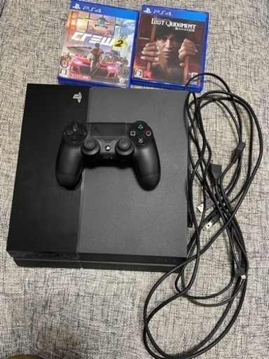 ps4本体　ロストジャッジメント、the crew2付き