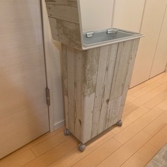 無印良品 ダストボックス 30L 蓋＆キャスター付の画像