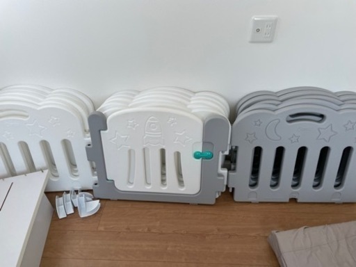 caraz カラズ　ベビーサークル15枚＋ドア