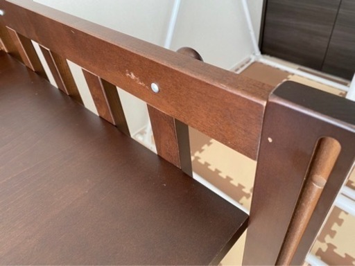 日本製　ベビーベッド　5way ブラウン