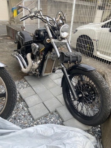 スティード400 ロングフォーク