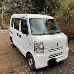 広いエブリー　丈夫なエブリー　珍しいマニュアル車　頭に活生化 1...
