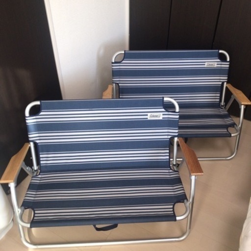 コールマン　二脚セット❗️フォールディングベンチチェア