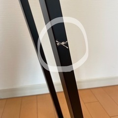 【値下げ】鏡面ミラースタンド ミラー 姿鏡 ブラック 飛散防止処理 の画像