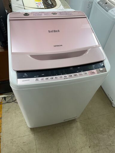 リサイクルショップどりーむ荒田店　No９４３７　洗濯機　日立　７ｋｇ　２０１６年製　激安　訳アリ　動作ＯＫ