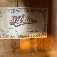 ARIA AK-75 アコースティックギターの画像