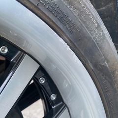 200系 ハイエース専用 アルミホイール JWL-T 対応 18インチ 深リム タイヤ付きの画像