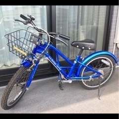 18インチ/ ブルー　子ども自転車