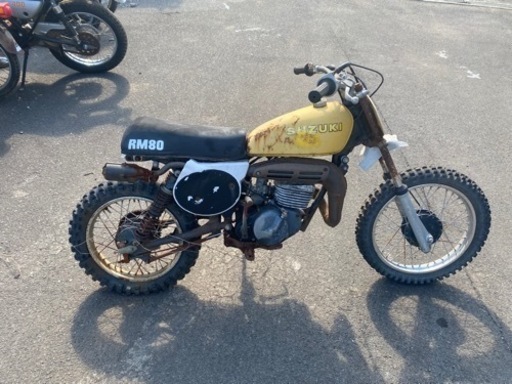 スズキ　RM80 部品取り　レストアベース