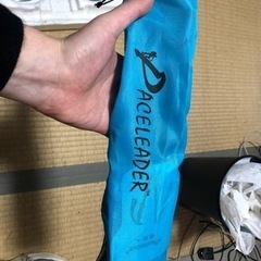 トレッキングポールとhead lamp