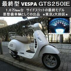 ☆ベスパ GTS250IE 最終モデル 1.8万km台 要整備☆東京/大田区【下取OK】 (TRIXHANEDA)  穴守稲荷のその他の中古あげます・譲ります｜ジモティーで不用品の処分