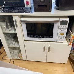 食器棚　電子レンジ棚　現状引き渡し