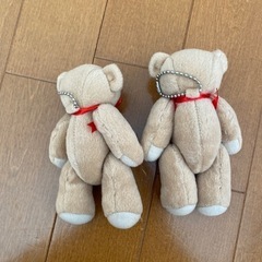 くま キーホルダー 2個セットの画像