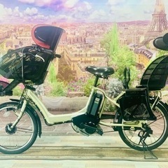 D33D電動自転車M57M/長生き8アンペア/保証/新品タイヤ/ヤマハ
