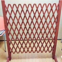 木製　アコーディオン式パーテーションの画像