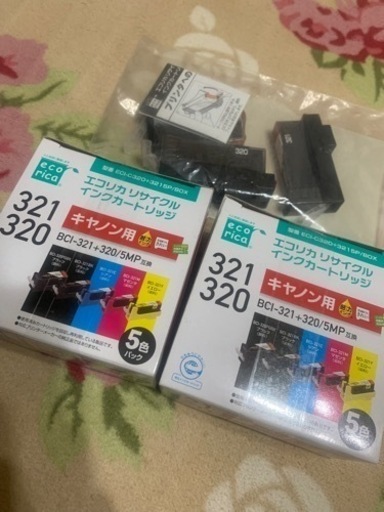 キャノンプリンターインク2箱＋バラ3本