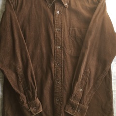 春先・秋冬に UNIQLO メンズ Sサイズ　コーデュロイシャツ...