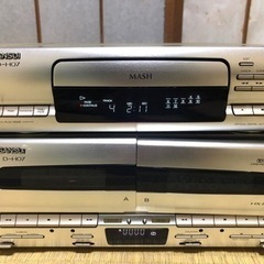 【最終お値下げ】ジャンク扱い　SANSUI　山水　システムコンポ H07シリーズ　&  5.1ch サラウンドシステムの画像