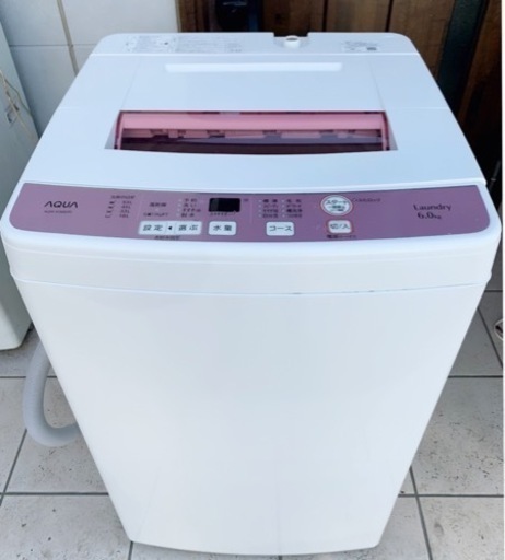 (送料無料) 2019年製 極美品 6kg 洗濯機 1年使用 3Dスパイラル水流 槽の自動掃除 抗菌パルセーター①