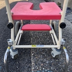 簡易シャワー車椅子 カワムラサイクル社 KSC-2 介護の画像