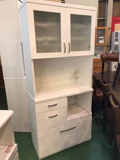 【愛品館八千代店】ニトリ　2枚扉キッチンボード　コパン80　②