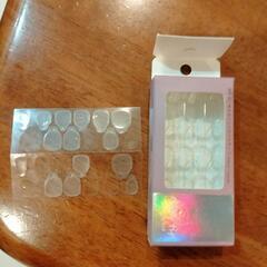 【取引中】無料でお譲りします！繰返し使えるジェルネイルチップの画像