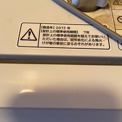 【2/17中に決まらなければ削除予定です】日立　洗濯機の画像