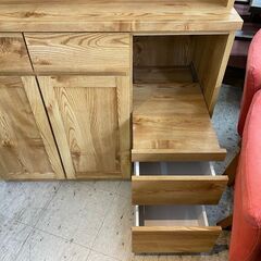 愛品館 江戸川店】隈木工所 キッチンボード 食器棚 ID:151-007348-007