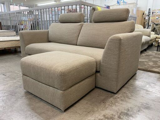 【愛品館 江戸川店】ニトリ ファブリック３Pソファ ID:156-018350-007